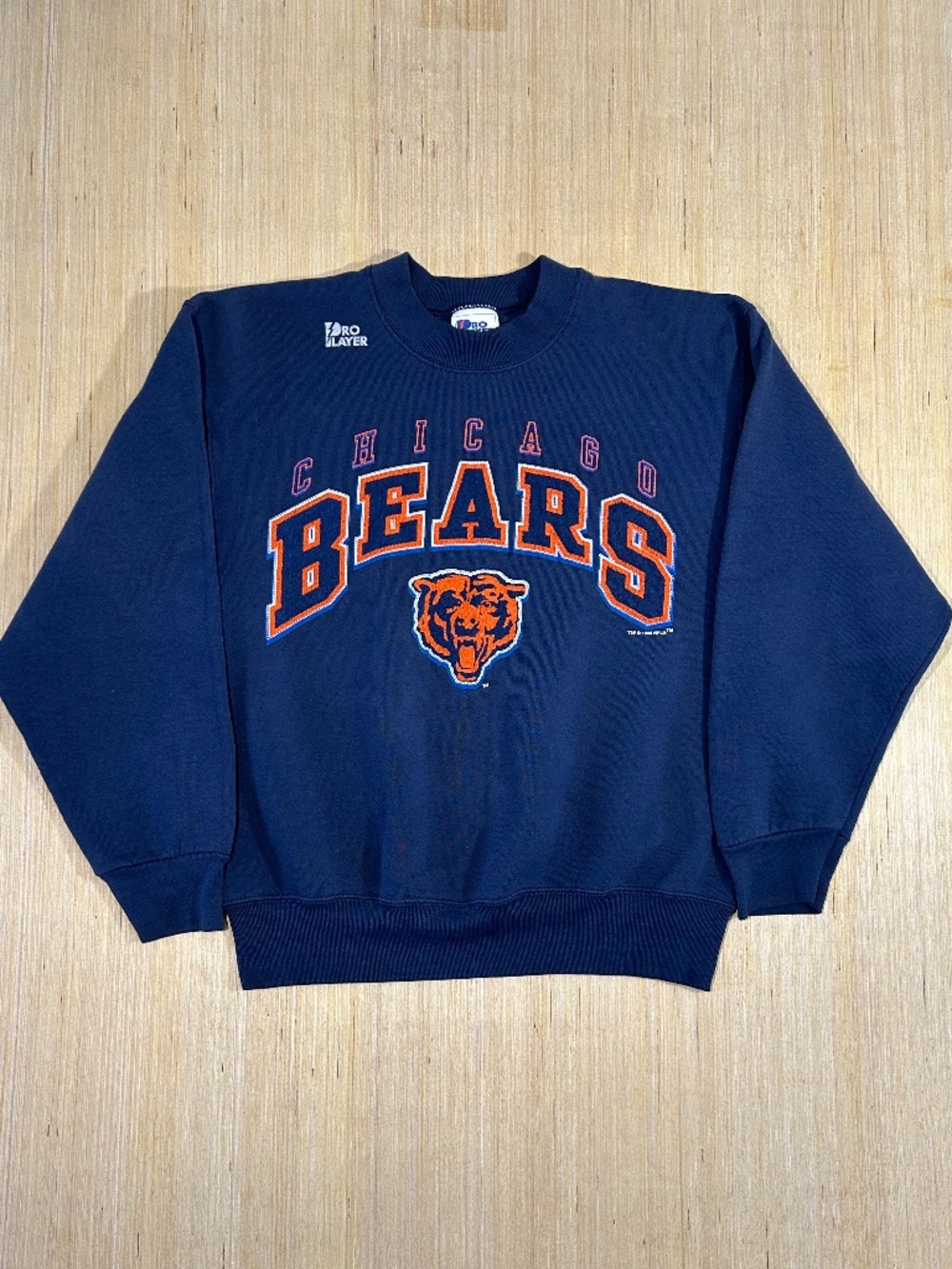 VTG 90s Pro Player NFL Chicago Bears Crewneck Men’s Pullover Size Medium